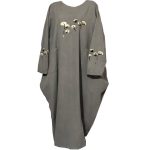 مانتو گوشه بسته گل پنبه